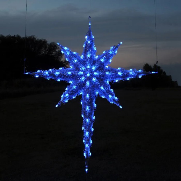 Christmas star outdoor decoration