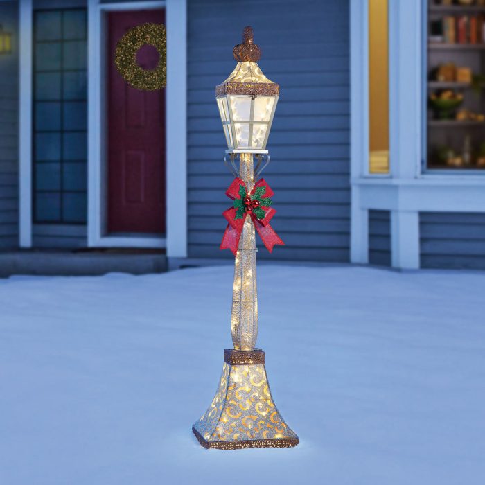 Christmas decoration outdoor lamp post