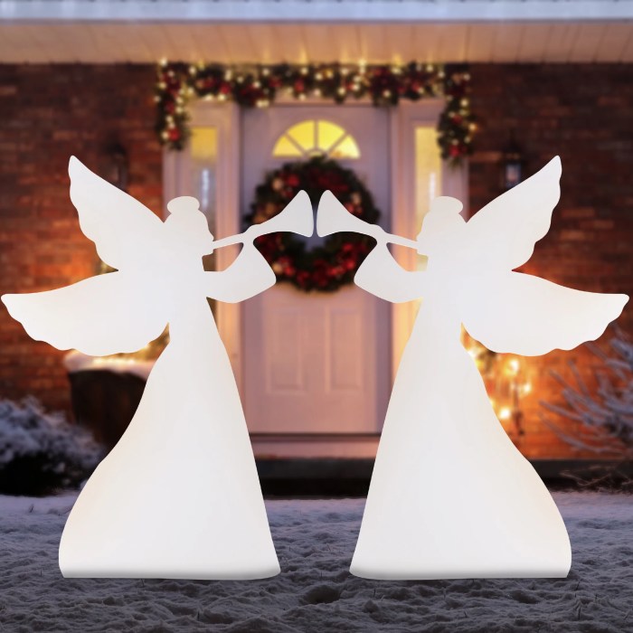 Angel yard decoration for christmas