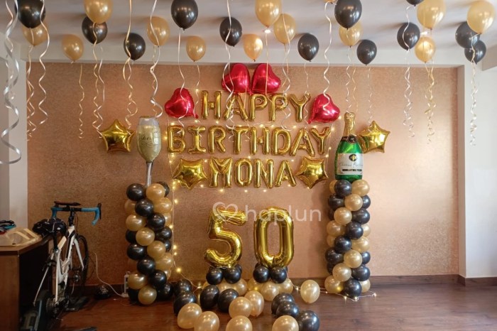 50th birthday decoration ideas