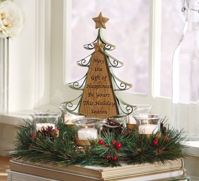 Christmas tree table decoration